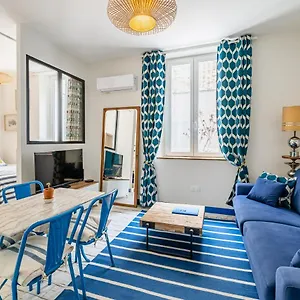 Bleu 29m2, 120m Vieux-port , Clim ,wifi, Acces Autonome Avec Code Apartamento Marsella